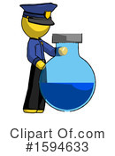 Yellow Design Mascot Clipart #1594633 by Leo Blanchette