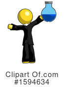 Yellow Design Mascot Clipart #1594634 by Leo Blanchette