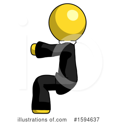 Royalty-Free (RF) Yellow Design Mascot Clipart Illustration by Leo Blanchette - Stock Sample #1594637