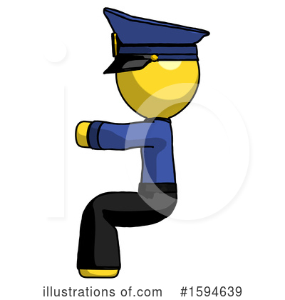 Royalty-Free (RF) Yellow Design Mascot Clipart Illustration by Leo Blanchette - Stock Sample #1594639