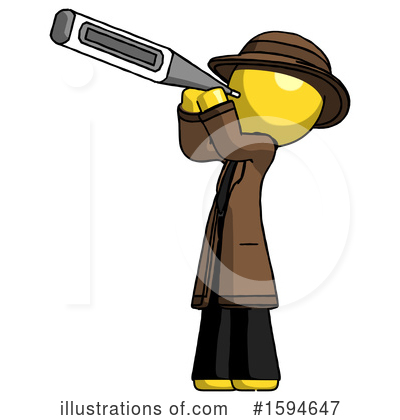 Royalty-Free (RF) Yellow Design Mascot Clipart Illustration by Leo Blanchette - Stock Sample #1594647