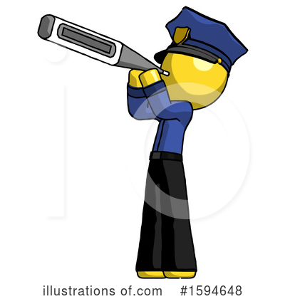 Royalty-Free (RF) Yellow Design Mascot Clipart Illustration by Leo Blanchette - Stock Sample #1594648