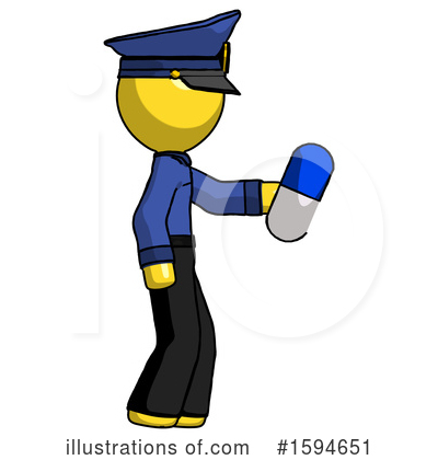 Royalty-Free (RF) Yellow Design Mascot Clipart Illustration by Leo Blanchette - Stock Sample #1594651