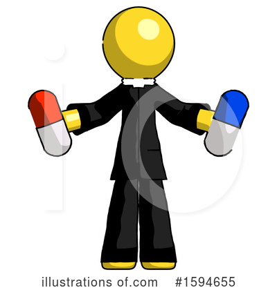 Royalty-Free (RF) Yellow Design Mascot Clipart Illustration by Leo Blanchette - Stock Sample #1594655