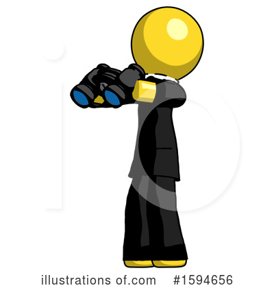 Royalty-Free (RF) Yellow Design Mascot Clipart Illustration by Leo Blanchette - Stock Sample #1594656