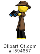 Yellow Design Mascot Clipart #1594657 by Leo Blanchette