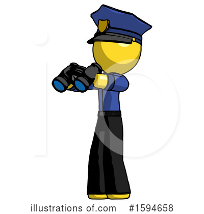 Royalty-Free (RF) Yellow Design Mascot Clipart Illustration by Leo Blanchette - Stock Sample #1594658