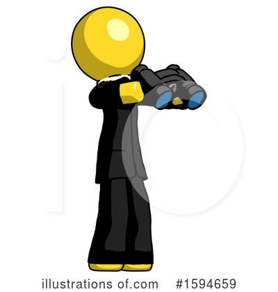 Royalty-Free (RF) Yellow Design Mascot Clipart Illustration by Leo Blanchette - Stock Sample #1594659