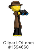Yellow Design Mascot Clipart #1594660 by Leo Blanchette