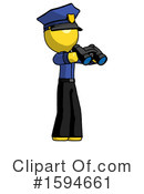 Yellow Design Mascot Clipart #1594661 by Leo Blanchette