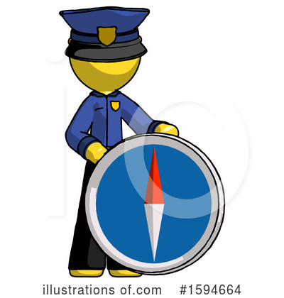 Royalty-Free (RF) Yellow Design Mascot Clipart Illustration by Leo Blanchette - Stock Sample #1594664