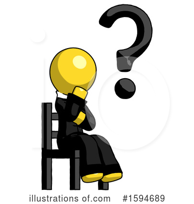 Royalty-Free (RF) Yellow Design Mascot Clipart Illustration by Leo Blanchette - Stock Sample #1594689
