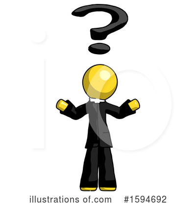Royalty-Free (RF) Yellow Design Mascot Clipart Illustration by Leo Blanchette - Stock Sample #1594692