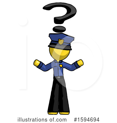 Royalty-Free (RF) Yellow Design Mascot Clipart Illustration by Leo Blanchette - Stock Sample #1594694