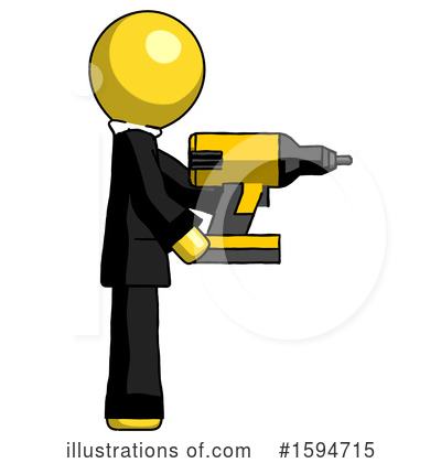 Royalty-Free (RF) Yellow Design Mascot Clipart Illustration by Leo Blanchette - Stock Sample #1594715