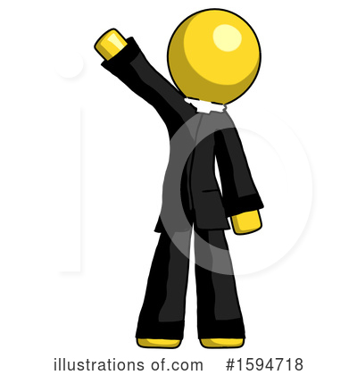 Royalty-Free (RF) Yellow Design Mascot Clipart Illustration by Leo Blanchette - Stock Sample #1594718