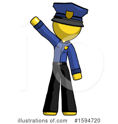 Royalty-Free (RF) Yellow Design Mascot Clipart Illustration by Leo Blanchette - Stock Sample #1594720