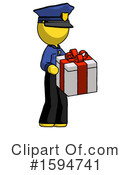 Yellow Design Mascot Clipart #1594741 by Leo Blanchette