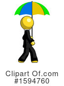 Yellow Design Mascot Clipart #1594760 by Leo Blanchette
