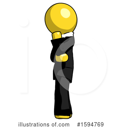 Royalty-Free (RF) Yellow Design Mascot Clipart Illustration by Leo Blanchette - Stock Sample #1594769
