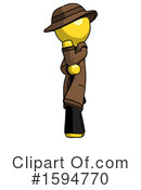 Yellow Design Mascot Clipart #1594770 by Leo Blanchette