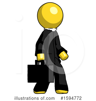 Royalty-Free (RF) Yellow Design Mascot Clipart Illustration by Leo Blanchette - Stock Sample #1594772