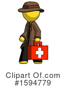 Yellow Design Mascot Clipart #1594779 by Leo Blanchette