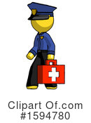 Yellow Design Mascot Clipart #1594780 by Leo Blanchette