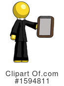 Yellow Design Mascot Clipart #1594811 by Leo Blanchette