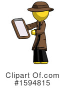 Yellow Design Mascot Clipart #1594815 by Leo Blanchette