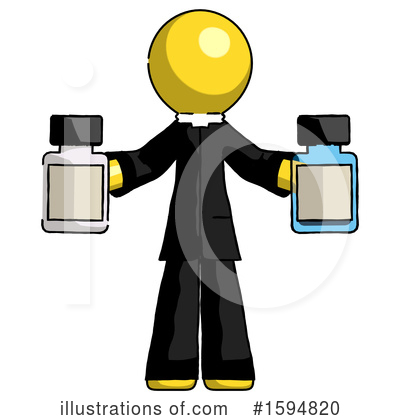 Royalty-Free (RF) Yellow Design Mascot Clipart Illustration by Leo Blanchette - Stock Sample #1594820