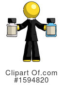 Yellow Design Mascot Clipart #1594820 by Leo Blanchette