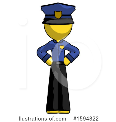 Royalty-Free (RF) Yellow Design Mascot Clipart Illustration by Leo Blanchette - Stock Sample #1594822