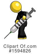 Yellow Design Mascot Clipart #1594826 by Leo Blanchette