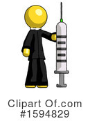 Yellow Design Mascot Clipart #1594829 by Leo Blanchette