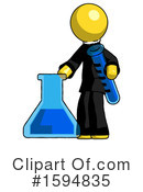 Yellow Design Mascot Clipart #1594835 by Leo Blanchette