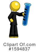 Yellow Design Mascot Clipart #1594837 by Leo Blanchette