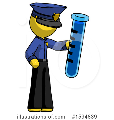 Royalty-Free (RF) Yellow Design Mascot Clipart Illustration by Leo Blanchette - Stock Sample #1594839