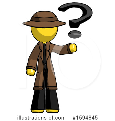 Royalty-Free (RF) Yellow Design Mascot Clipart Illustration by Leo Blanchette - Stock Sample #1594845