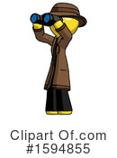 Yellow Design Mascot Clipart #1594855 by Leo Blanchette