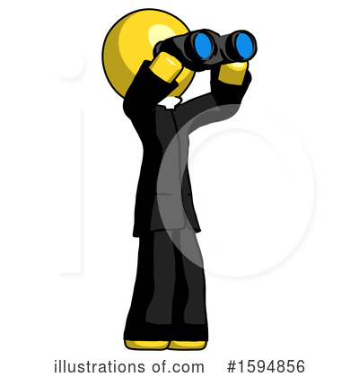 Royalty-Free (RF) Yellow Design Mascot Clipart Illustration by Leo Blanchette - Stock Sample #1594856