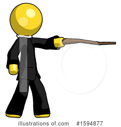 Royalty-Free (RF) Yellow Design Mascot Clipart Illustration by Leo Blanchette - Stock Sample #1594877