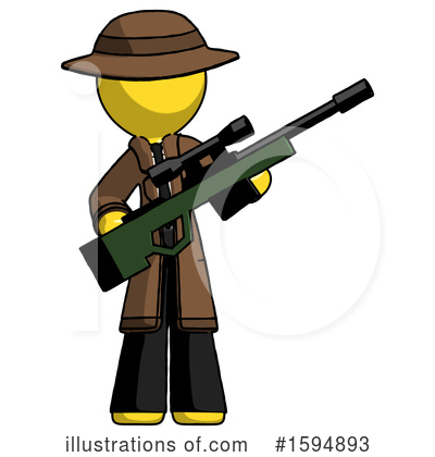 Royalty-Free (RF) Yellow Design Mascot Clipart Illustration by Leo Blanchette - Stock Sample #1594893