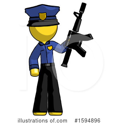 Royalty-Free (RF) Yellow Design Mascot Clipart Illustration by Leo Blanchette - Stock Sample #1594896
