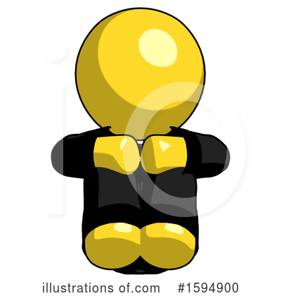 Royalty-Free (RF) Yellow Design Mascot Clipart Illustration by Leo Blanchette - Stock Sample #1594900