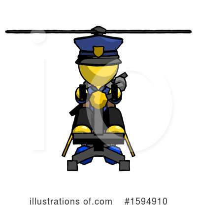 Royalty-Free (RF) Yellow Design Mascot Clipart Illustration by Leo Blanchette - Stock Sample #1594910