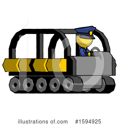Royalty-Free (RF) Yellow Design Mascot Clipart Illustration by Leo Blanchette - Stock Sample #1594925