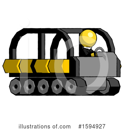 Royalty-Free (RF) Yellow Design Mascot Clipart Illustration by Leo Blanchette - Stock Sample #1594927