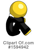 Yellow Design Mascot Clipart #1594942 by Leo Blanchette