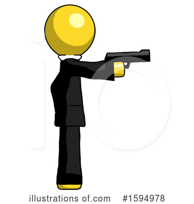 Royalty-Free (RF) Yellow Design Mascot Clipart Illustration by Leo Blanchette - Stock Sample #1594978